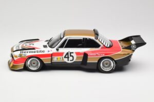 BMW 3.5 CSL E9 #45 Hermetite T. Walkinshaw / J. Fitzpatrick 24 Hours of Le Mans 1976 Minichamps 1:18 155762645 Druckguss — Bild 3 von 6
