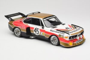 BMW 3.5 CSL E9 #45 Hermetite T. Walkinshaw / J. Fitzpatrick 24 Hours of Le Mans 1976 Minichamps 1:18 155762645 Druckguss — Bild 4 von 6