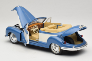 BMW 502 Cabriolet Blau Tchibo 1:18 45396 Druckguss — Bild 5 von 8