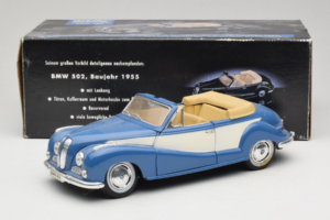 BMW 502 Cabriolet Blau Tchibo 1:18 45396 Druckguss — Bild 8 von 8