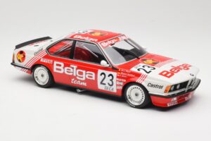 BMW 635 CSi E24 Belga Juma Racing M. Winkelhock / T. Regout 24 Hours of Spa 1985 Minichamps 1:18 155852523 Druckguss — Bild 4 von 6