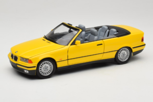 BMW 3 Series E36 Cabriolet Gelb UT Models 1:18 BMW007 Druckguss