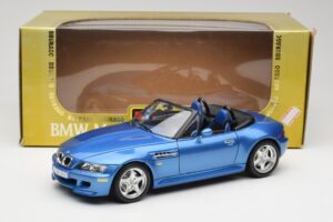 BMW Z3 E36 M Roadster Estoril Blue Bburago 1:18 3349-M1 Druckguss — Bild 8 von 8
