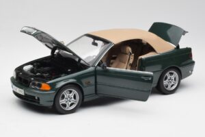 BMW 3 E46 Cabriolet Grün Kyosho 1:18 80430009757 Druckguss — Bild 2 von 8