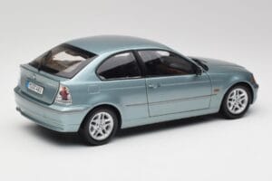 BMW 325Ti E46 Compact Hellblau Metallic Kyosho 1:18 80430024439 Druckguss — Bild 3 von 8