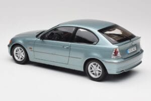 BMW 325Ti E46 Compact Hellblau Metallic Kyosho 1:18 80430024439 Druckguss — Bild 7 von 8