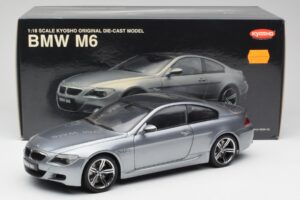 BMW M6 E63 Silver Grau Kyosho 1:18 08703GR Druckguss — Bild 8 von 8