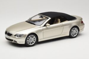 BMW 6 Series E64 Cabriolet Mineral Silver Metallic Kyosho 1:18 80430153437 Druckguss — Bild 3 von 9