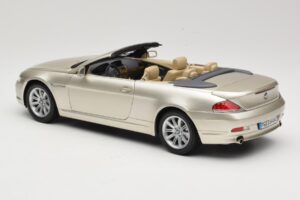 BMW 6 Series E64 Cabriolet Mineral Silver Metallic Kyosho 1:18 80430153437 Druckguss — Bild 8 von 9