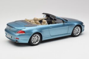 BMW 6 E64 Cabriolet Hellblau Kyosho 1:18 80430153440 Druckguss — Bild 3 von 8