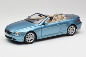 BMW 6 E64 Cabriolet Hellblau Kyosho 1:18 80430153440 Druckguss