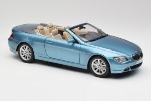 BMW 6 E64 Cabriolet Hellblau Kyosho 1:18 80430153440 Druckguss — Bild 6 von 8
