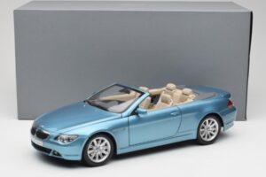 BMW 6 E64 Cabriolet Hellblau Kyosho 1:18 80430153440 Druckguss — Bild 8 von 8