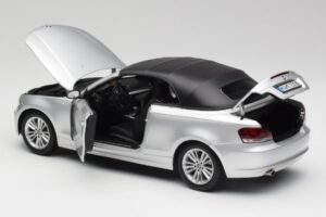 BMW 135i E88 Cabriolet Titan Silber Kyosho 1:18 80430427021 Druckguss — Bild 5 von 8