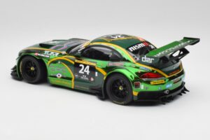 BMW Z4 E89 GT3 #24 Saudi Falcons K. Al Faisal / A. Binladen Dubai 24 Hours 2013 Minichamps 1:18 151132324 Druckguss — Bild 5 von 6