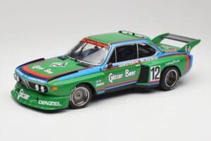 BMW 3.5 CSL E9 Gruppe 5 #12 H. Quester / G. Nilsson Zeltweg Winner 1976 Minichamps 1:18 180762012 Druckguss