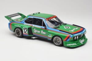 BMW 3.5 CSL E9 Gruppe 5 #12 H. Quester / G. Nilsson Zeltweg Winner 1976 Minichamps 1:18 180762012 Druckguss — Bild 6 von 8
