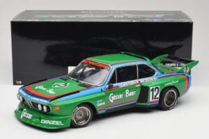 BMW 3.5 CSL E9 Gruppe 5 #12 H. Quester / G. Nilsson Zeltweg Winner 1976 Minichamps 1:18 180762012 Druckguss — Bild 8 von 8