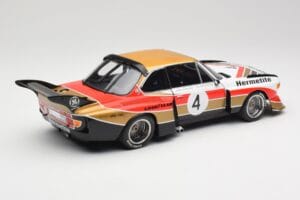 BMW 3.5 CSL E9 Gruppe 5 #4 J. Fitzpatrick / T. Walkinshaw Silverstone Winner 1976 Minichamps 1:18 180762004 Druckguss — Bild 3 von 8