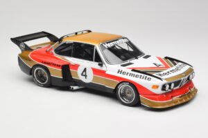 BMW 3.5 CSL E9 Gruppe 5 #4 J. Fitzpatrick / T. Walkinshaw Silverstone Winner 1976 Minichamps 1:18 180762004 Druckguss — Bild 6 von 8