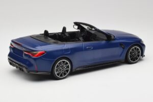 BMW M4 G82 Cabriolet Frozen Portimao Blue Minichamps 1:18 155021030 Druckguss — Bild 2 von 6