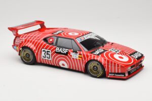 BMW M1 BASF GS Sport #35 H-J. Stuck / H. Heyer 6 Hours of Silverstone 1981 Minichamps 1:18 155812935 Druckguss — Bild 4 von 6