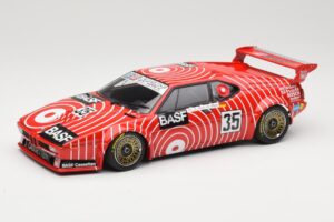BMW M1 BASF GS Sport #35 H-J. Stuck / H. Heyer 6 Hours of Silverstone 1981 Minichamps 1:18 155812935 Druckguss