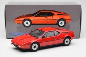 BMW M1 Rot Norev 1:18 183220 Druckguss — Bild 8 von 8