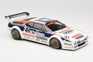 BMW M1 Schnitzer #2 H-J. Stuck Winner Deutsche Automobil Rennsport Trophy Zolder 1982 Minichamps 1:18 155822902 Druckguss — Bild 4 von 6