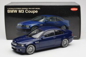 BMW M3 E46 Blau Kyosho 1:18 08503BL Druckguss — Bild 8 von 8