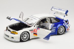 BMW M3 E46 GTR #42 J. Muller / J.J. Lehto ALMS 2001 Minichamps 1:18 80430139183 Druckguss — Bild 2 von 8