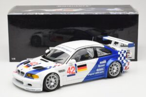BMW M3 E46 GTR #42 J. Lehto / J. Muller ELMS 2001 Minichamps 1:18 100012192 Druckguss — Bild 8 von 8