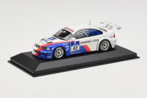 BMW M3 E46 GTR #42 P. Muller / J. Muller / H-J. Stuck / P. Lamy ADAC 24h Nurburgring 2004 Minichamps 1:43 BMW001 Druckguss — Bild 2 von 4
