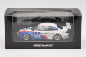 BMW M3 E46 GTR #42 P. Muller / J. Muller / H-J. Stuck / P. Lamy ADAC 24h Nurburgring 2004 Minichamps 1:43 BMW001 Druckguss — Bild 4 von 4