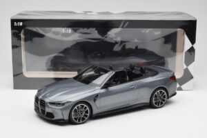BMW M4 G82 Cabriolet Grey Metallic Minichamps 1:18 155021034 Druckguss — Bild 6 von 6