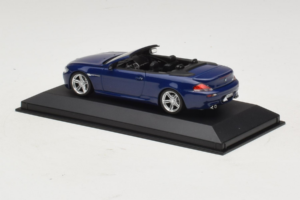 BMW M6 E64 Cabriolet Blue Metallic Minichamps 1:43 BMW017 Druckguss — Bild 3 von 4