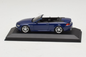 BMW M6 E64 Cabriolet Blue Metallic Minichamps 1:43 BMW017 Druckguss
