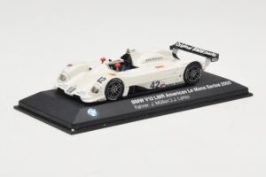 BMW V12 LMR LMP1 #42 Beck's T. Kristensen / J. Lehto / J. Müller 24 Hours of Le Mans 1999 Minichamps 1:43 80429418139 Druckgu — Bild 2 von 4
