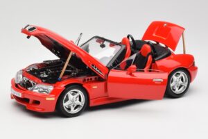 BMW Z3 E36/7 Roadster Rot Bburago 1:18 3349 Druckguss — Bild 2 von 8