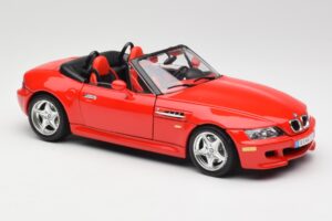 BMW Z3 E36/7 Roadster Rot Bburago 1:18 3349 Druckguss — Bild 6 von 8