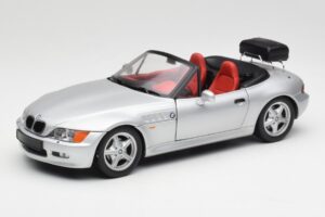 BMW Z3 Roadster Mit Gepäckträger Silber UT Models 1:18 20407 Druckguss