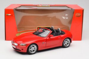 BMW Z4 E85 Roadster Rot Bburago 1:18 34046 Druckguss — Bild 8 von 8