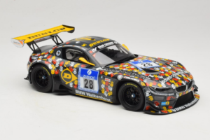 BMW Z4 GT3 #28 Team Walkenhorst J. Stuck / Sandritter ADAC 24 Hours Nurburgring 2014 Minichamps 1:18 151142328 Druckguss — Bild 4 von 6