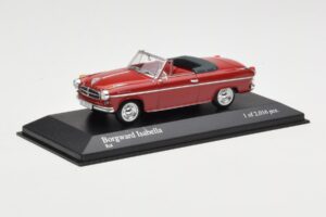 Borgward Isabella Cabriolet Rot Minichamps 1:43 400096060 Druckguss — Bild 2 von 4