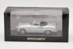 Borgward Isabella Cabriolet Silber Minichamps 1:43 400096030 Druckguss — Bild 4 von 4