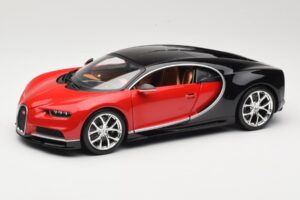 Bugatti Chiron Schwarz & Rot Bburago 1:18 18-11040 Druckguss