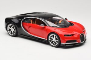 Bugatti Chiron Schwarz & Rot Bburago 1:18 18-11040 Druckguss — Bild 6 von 8
