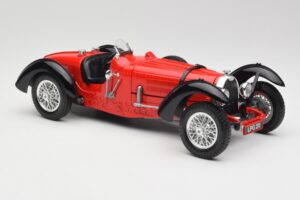Bugatti Type 55 Rot Bburago 1:18 3009 Druckguss — Bild 4 von 6