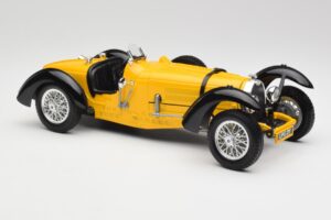 Bugatti Type 59 Gelb Bburago 1:18 3005 Druckguss — Bild 6 von 8
