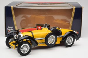 Bugatti Type 59 Gelb Bburago 1:18 3005 Druckguss — Bild 8 von 8